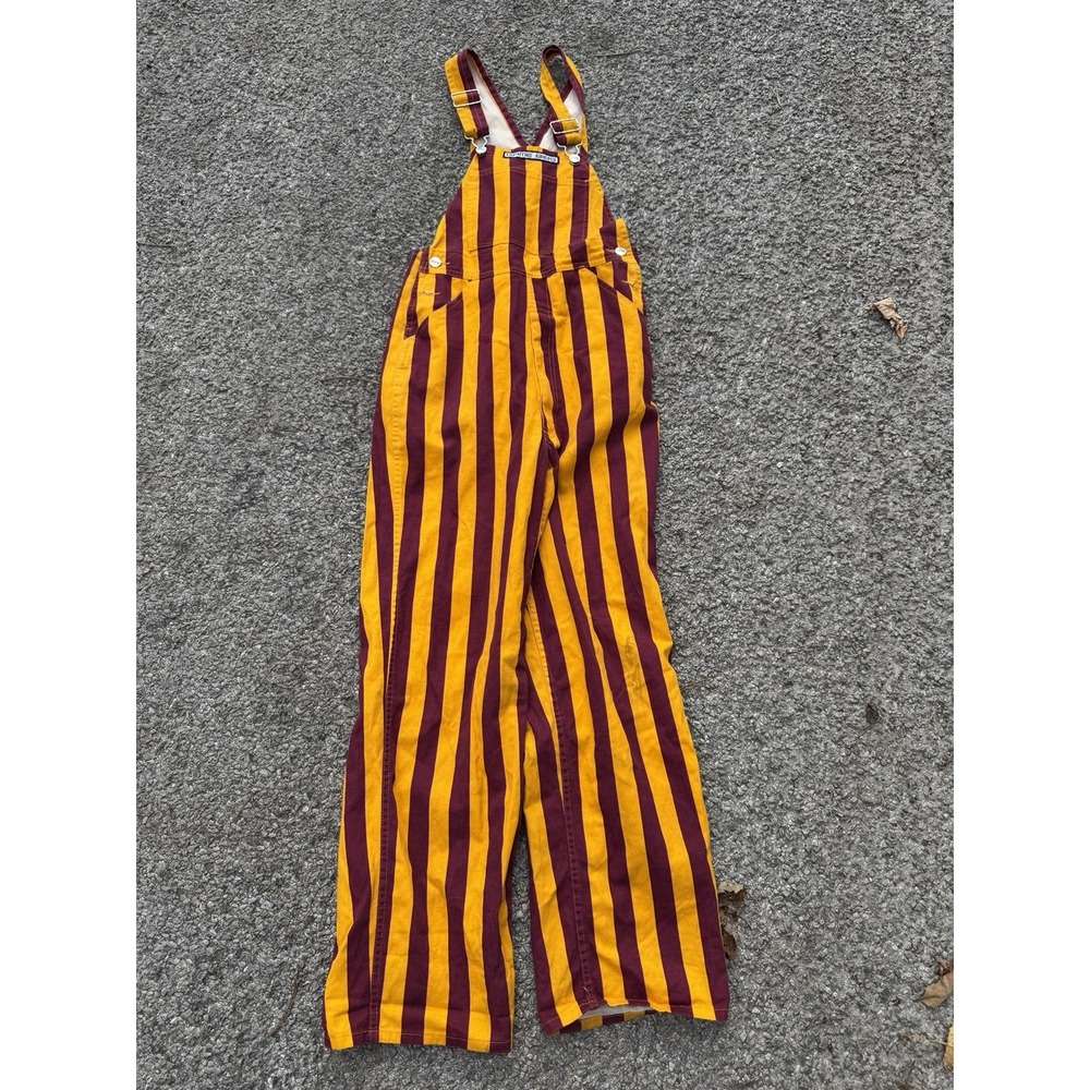 Game Bibs Overalls Size XS Yellow Red Stripes ASU Washington Commanders Football
